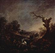 Thomas Gainsborough Sunset oil painting on canvas